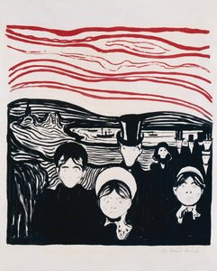 Känsla av rädsla av Edvard Munch