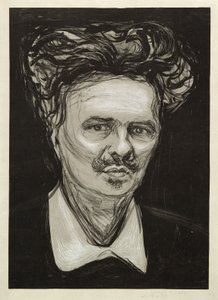 August Strindberg av Edvard Munch