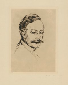 Ur mappen ”Från Max Lindes hus”: Dr Max Linde av Edvard Munch