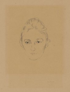 Ur mappen ”Från Max Lindes hus”: Marie Linde av Edvard Munch