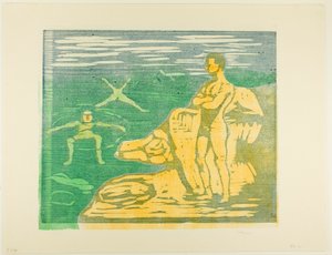 Pojkar som badar av Edvard Munch