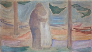 Par på stranden av Edvard Munch