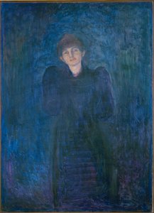 Dagny Juel Przybyszewska (olja på duk) av Edvard Munch