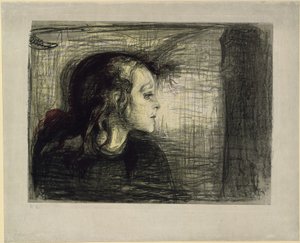 Det sjuka barnet I av Edvard Munch