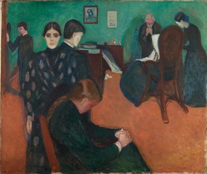 Death in the Sickroom av Edvard Munch