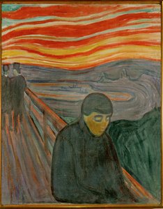 Despair (olja på duk) av Edvard Munch