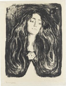 Broschen. Eva Mudocci av Edvard Munch