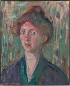 Porträtt av en kvinna av Edvard Munch