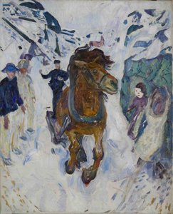 Galopperande häst av Edvard Munch