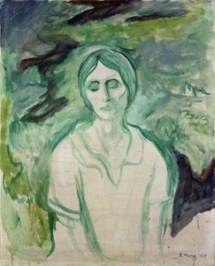 Gotisk flicka av Edvard Munch