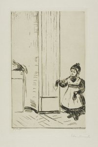 Interiör med ett barn. Lothar Linde av Edvard Munch