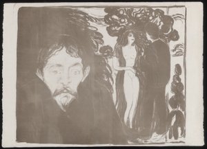 Svartsjuka av Edvard Munch