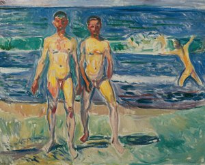 män vid havet av Edvard Munch