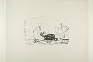Omega och rådjuren av Edvard Munch
