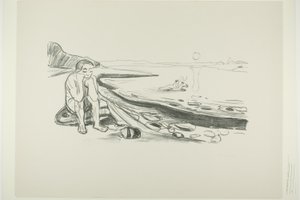 Omegas flygning av Edvard Munch