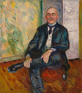Porträtt av Gustaf Schiefler av Edvard Munch