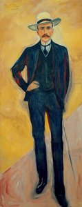 Porträtt av Harry Graf Kessler 1868-1937, 1906. av Edvard Munch