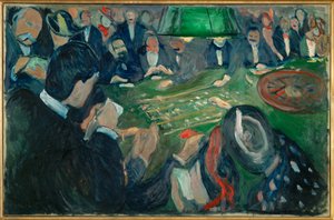 Roulettetable (olja på duk) av Edvard Munch