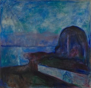 Stjärnklar natt av Edvard Munch