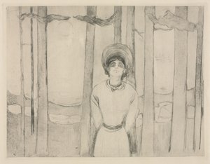 Sommarnatt  (The Voice) av Edvard Munch
