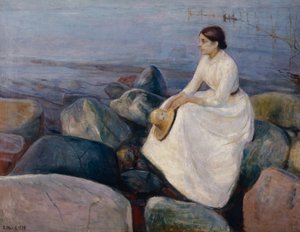 Sommarkväll av Edvard Munch