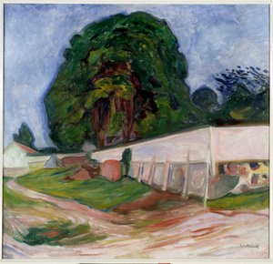 Sommarnatt i Asgårdstrand. Målning av Edvard Munch (1863-1944) Ec. Norv. av Edvard Munch