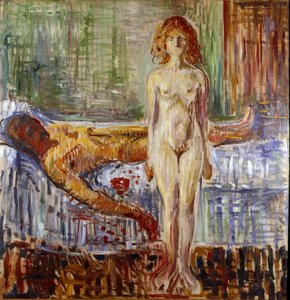 The Death of Marat II Målning av Edvard Munch (1863-1944) av Edvard Munch