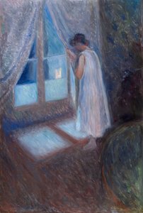 Flickan vid fönstret av Edvard Munch