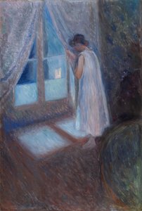 Flickan vid fönstret av Edvard Munch