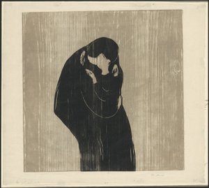 Kyssen IV av Edvard Munch
