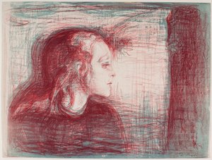 Det sjuka barnet I av Edvard Munch