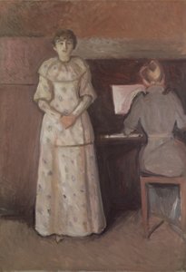 De två systrarna, Ragnhild och Dagny Juel av Edvard Munch