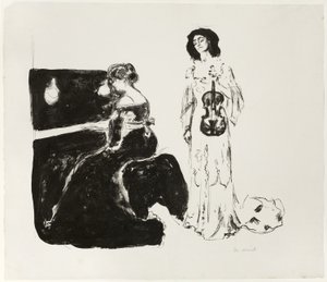 Violinkonserten av Edvard Munch