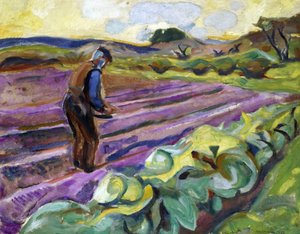 Såmannen - Peinture de Edvard Munch (1863-1944) av Edvard Munch