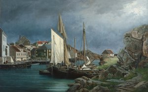 Fiskeby av Edvard Skari