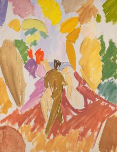 Faun och nymf av Edvard Weie