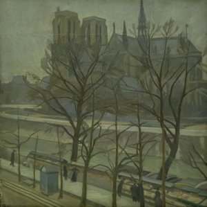 Från Quai de la Tournelle, Paris av Edvard Weie