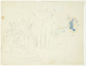 Landskap med palmer, Cannes av Edvard Weie