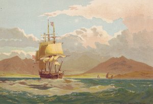 Utanför Isle of Arran (färglitografi)