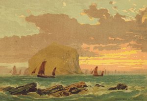 The Bass Rock (färglitografi)