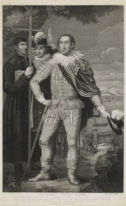 Landstigning av Christopher Columbus, graverad av David Edwin (1776-1841) av Edward (after) Savage