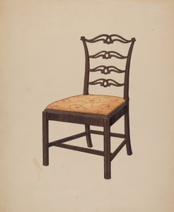 Chippendale stol av Edward A. Darby