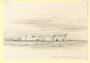 A Berg in the Pack, Ross Sea, 1910 av Edward Adrian Wilson