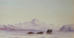 Arctic Scene (akvarell på papper)