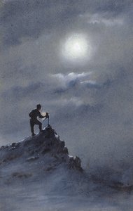 Birdie läser observationer på rampen, 6 juni 11, 1911 av Edward Adrian Wilson