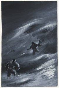 Fångad i en snöstorm