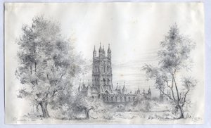 Gloucester Cathedral, 1900 av Edward Adrian Wilson