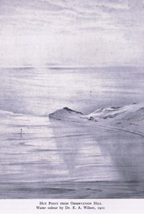 Hut Point från Observation Hill av Edward Adrian Wilson