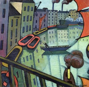 Rotherhithe (olja på duk)