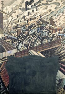 Slag Heaps, en design för Leeds Town Hall Mural
